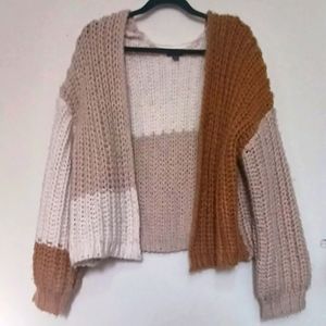 Color Block Comfy Cardigan